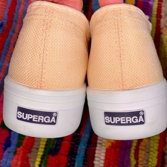 Superga Cream Canvas Sneakers - Picture 3 of 7